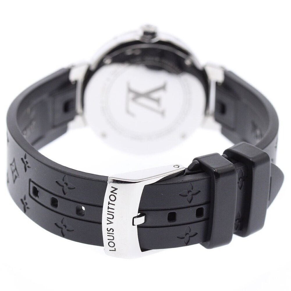 LOUIS VUITTON Tambour Moon Star Q8J10 Silver Dial Quartz Ladies Watch - Picture 9 of 12